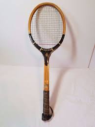 Vintage Tennis Racket Racquet Wood Wooden Slazenger Black Wing L 4 1 2 Old 4 5 Vintage Tennis Tennis Racket Black Wings