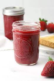 Strawberry Freezer Jam - The Toasty Kitchen