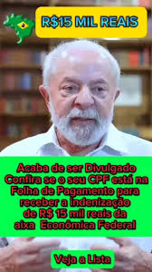EFRAIM NOTÍCIAS (Alertavermelho). Áudio original criado por EFRAIM  NOTÍCIAS. Lista de CPF de quem vai receber a indenização da caixa econômica  federal do antigo auxílio Brasil #KwaiTópicos ...