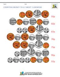 free money worksheets uk coins