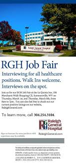 Check spelling or type a new query. Raleighco Wv Chamber On Twitter Raleigh General Hospital Is Holding A Job Fair In Summersville Wv On March 1 8 Beckleywv Raleighcountywv Southernwv Newrivergorge Wv Westvirginia Wvjobs Hospital Https T Co 5slrgp398q