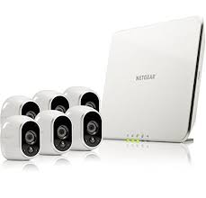 Netgear Arlo Security System 6 Wire Free Hd Night Vision Brown Box Surve Home Security Camera Systems Wireless Home Security Cameras Wireless Home Security