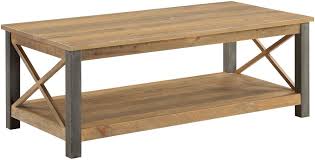 We accomplished this by using metal angle as a drawer slide. Baumhaus Urban Elegance Reclaimed Wood Large Coffee Table Cfs Furniture Uk