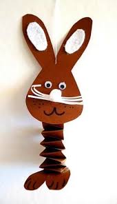 Hase Aus Hexentreppen Tiere Basteln Meine Enkel Und Ich Basteln Ideen Ostern Osterhasen Basteln Kinder Tiere Basteln