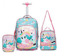 marcas luxcel kit mochila de costas unicornio pink estojo ...