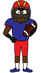 Football Player To Draw Use This Step By Step Guideline And Enjoy Http Drawingmanuals Com Manual Fo Football Player Drawing Drawing People Football Players