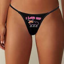 Amazon.com: I Love My Aunt Women's G-String Sexy Thong T-Back Printed  Underwear : Clothing, Shoes & Jewelry