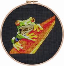 Rhonda on july 27, 2013: Red Eyed Tree Frog 2 Animal Cross Stitch Patterns Honeyeater Crafts