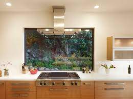 But it won't get as dirty as a window near your gas stove, since gas stoves produce more heat and fumes. Mill Valley Contemporary Kitchen With Window At Range Modern Kitchen San Francisco By Daniel Hunter Aia Hunter Architecture Ltd Houzz