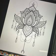 Any purchased artwork won't have a watermark. Cbc429abc00788bf6d5eb7ed77c098bf Jpg 736 736 Lotus Mandala Tattoo Hip Tattoo Flower Tattoo Designs
