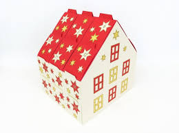 Jeder kreativkopf kann seine eigene eiscreme am stiel in bunten sommerfarben ausmalen! Adventskalender Diy Haus Aus Fotokarton