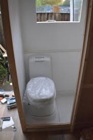 Building The Shower Enclosure Camper Bathroom Camping Shower Add A Bathroom