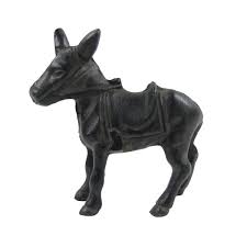 5.0 out of 5 stars. Vintage Cast Iron Burro Coin Piggy Bank Metal Antique Donkey Figurine Home Office Desk Decor Walmart Com Walmart Com