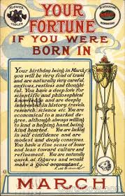 Your Fortune If You Were Born In March March Born Aries Birthstone March Birthday