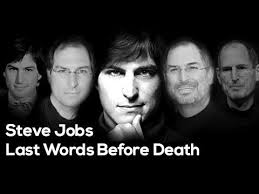 Steve Jobs Last Speech Before Death Inspirational Steve Jobs Inspirational Words Inspirational Youtube