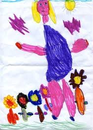 La Bambina Disegna Solo Se Stessa Che Significa Viva La Mamma