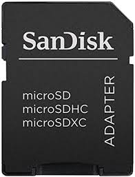 Maybe you would like to learn more about one of these? Amazon Com Sandisk Microsd To Sd Memory Card Adapter Microsd Adapter Black Computers Accessories