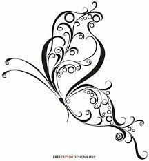 Butterfly Side View Tribal Butterfly Tattoo Butterfly Tattoos For Women Butterfly Tattoo Designs