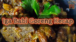 Sate kambing dengan kecap manis tersedia di rumah makan indonesia dan makanan kedai siap saji lainnya. Resep 41 Iga Babi Goreng Kecap Fried Pork Ribs Masakan Non Halal Mudah Dan Enak Youtube