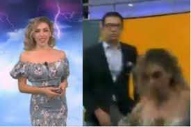 Encuentra las últimas noticias de clima monterrey: Se Le Movio El Piso Conductora Del Clima Sufre Caida En Vivo Video 24 Horas