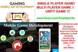 These materials make it possible to learn how to build an android app on your own. Develop Mobile Game App Multi Player Game App Unity Game App By Freshtech4u Fiverr