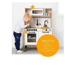 Complete Set Of Sticker For Ikea Duktig Play Kitchen Contains All 3 Variations Of Stickers Microvave Oven Stove Dishwasher Kokken