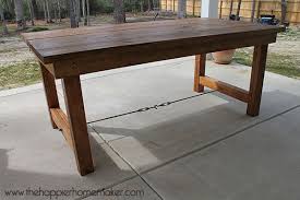 Ana White Build A Happier Homemaker Bench Free And Easy Diy Project And Furniture Plans Diy Dining Table Diy Outdoor Table Outdoor Dining Table Diy