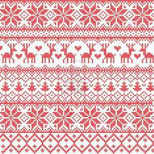 2 patterns, perfect set for girls & boys. Illustrated Traditional Red Nordic Pattern Knitting Charts Christmas Knitting Norwegian Knitting