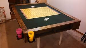 I Just Wanted To Share My Project With The Forum If Anyone Has Any Questions About Materials Or How I Did Differe Game Room Tables Table Games Board Game Room