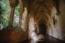 Stunning Intimate Wedding At The Ancient Spanish Monastery In Miami Fl Intimate Wedding Monastery Spanish