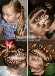 простые прически на средние волосы на каждый день своими руками Kids Hairstyles Hair Styles Kids Short Hair Styles