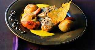 Duo De Ris De Veau Et Saint Jacques En Sauce Safranee Recette Ris De Veau Recette Originale Et Facile Cuisine