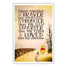 The more you read them, think and take action, the more you'll make progress in business, school, sports, or your life. Winnie The Pooh Quote About Being Stronger Than You Think Novocom Top