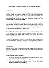 Pendidikan agama islam memiliki peran yang amat penting dalam kehidupan umat manusia. Top Pdf 61797743 Pengajaran Dan Pembelajaran Mel 123dok Com