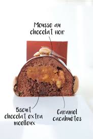 Buche Chocolat Caramel Cacahuetes Recette De Noel Olivia Patisse Chocolat Recettes Noel Recette De Noel Facile