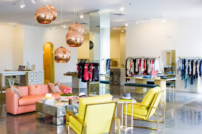 Upscale retail spaces at 30Avenue, AI generated