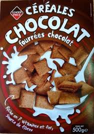 Cereales Chocolat Fourrees Chocolat Leader Price 500 G