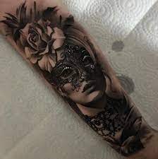 5 out of 5 stars (280) sale price $91. Masquerade Tattoo By Matias Noble Tattoos Fuss Beeindruckende Tattoos Retro Tattoos
