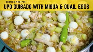 Upo Guisado With Misua And Quail Eggs Upo Guisado Ginisang Upo How To Cook Upo Guisado Youtube