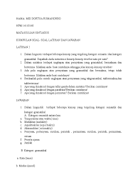 Cuntorio kali ini membagikan informasi mengenai soal uji kompetensi pjok seputar bola b. Soal Sintaksis Pdf