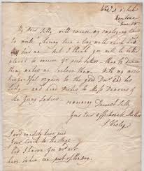 Sarah Wesley to Sally Wesley 1796