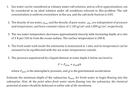 Molecules diffuse across membranes from high concentration to low concentration. Problem 1 Osmosis Is The Diffusion Of Water In An Chegg Com