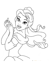 It will be funniest princess belle ever! Beauty And The Beast Belle Coloring Pages 101 Coloring