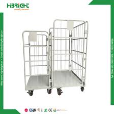 Package contains (1) rolling laundry supply cart. Laundry Cage Cart Storage Trolley Rolling Metal Storage China Rolling Container Laundry Trolley Cart Made In China Com