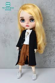 Clothes For Doll Fits Blyth Azone Ob22 Ob24 Doll Accessories Fashion  T-shirts Jeans Long Skirts
