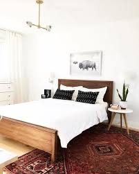 Bedroom White Decor With Beautiful Red Persian Rug Pinned By Www Youngandmerri Com Home Bedroom Home Decor Bedroom Bedroom Interior