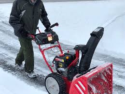 Follow these steps to safely clean out your snow blower chute if it gets clogged. Troy Bilt Snow Thrower Review Tools In Action Power Tool Reviews