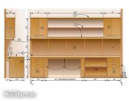First, you will need to get rid of most of the cabinet hardware, and then follow the instructions in this link to create a unique. How To Build A Home Office Diy Family Handyman