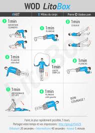 Wod De Hiit Special Abdominaux 249 Hiit Musculation Sans Materiel Abdominale