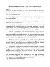 Berikan perwatakan watak utama novel ini? Novel Jendela Menghadap Jalan Docx